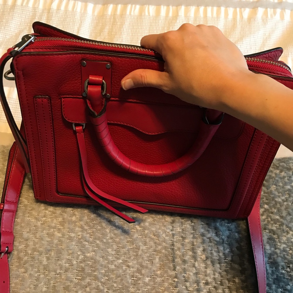 Rebecca Minkoff Red Leather Shoulder Bag